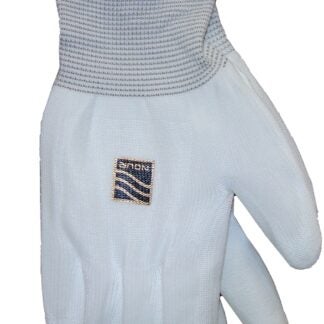 Nour R GLOVE2 Painter's Gloves, M, Nylon, White