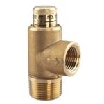 Watts 0371271 Series 530C Pressure Relief Valve, 1/2 in, MNPT x FNPT, 50 to 175 psi Adjustment, 150 psi Setting