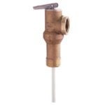 Watts L100XL Series 66133 Relief Valve, 3/4 in, MNPT x FNPT, Bronze Body