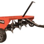 Agri-Fab 45-0299 Lawn Aerator, 140 lb Drum, 48 in W Working, 32-Spike, 3 in D Aeration, Steel