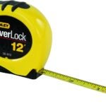 STANLEY STHT30810 Measuring Tape, 12 ft L Blade, 1/2 in W Blade, Steel Blade, ABS Case, Black/Yellow Case