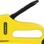 STANLEY TR35 Staple Gun, 100 Magazine, 29/64 in W Crown, 1/2 to 9/16 in L Leg, Yellow