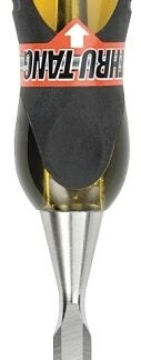 STANLEY 16-974 Chisel, 3/8 in Tip, 9 in OAL, Chrome Carbon Alloy Steel Blade, Ergonomic Handle