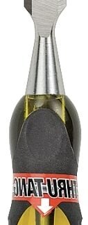 STANLEY 16-977 Chisel, 3/4 in Tip, 9 in OAL, Carbon Steel Blade, Ergonomic Handle