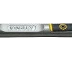 STANLEY 55-120 Utility Bar, 30 in L, Beveled Tip, 2 in Tip, HCS, 1 in Dia