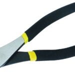 STANLEY 84-104 Diagonal Cutting Plier, 5-3/4 in OAL, 1/3 in Cutting Capacity, Black Handle, Double Dipped Handle