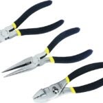 STANLEY 84-114 Plier Set, Steel, Nickel Chrome