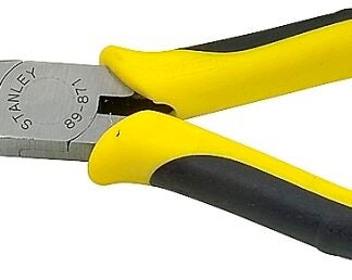 STANLEY 89-871 Nose Plier, 6-3/8 in OAL, 1-1/4 in Jaw Opening, Black/Yellow Handle, Comfort-Grip Handle, 11/16 in W Jaw