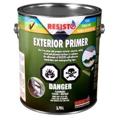 Resisto 65755 Exterior Primer, Green, 3.78 L Sells in Quantity of 2