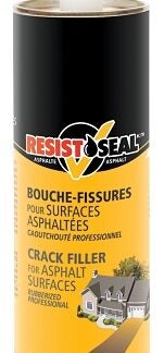 Resisto 50003 Crack Filler, Paste, Black, Solvent, 300 mL, Cartridge