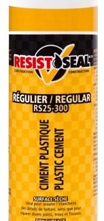 Resistoseal 53003 Regular Plastic Cement, Black, Liquid, 10 oz Sells in Quantity of 20