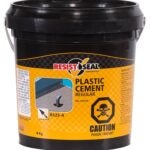 Resistoseal 53004 Regular Plastic Cement, Black, Liquid, 9 lb Sells in Quantity of 4