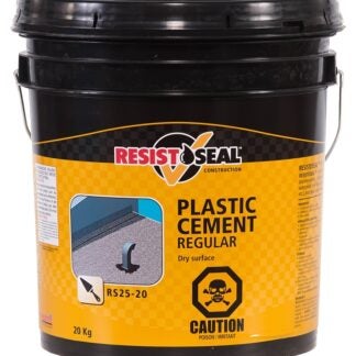 Resistoseal 53005 Regular Plastic Cement, Black, Liquid, 44 lb