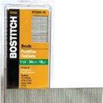 Bostitch BT1335B-1M Nail, 1-1/2 in L, 18 Gauge, Steel, Coated, Brad Head, Smooth Shank Sells in Quantity of 10