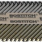 Bostitch PT-12D131FH25 Framing Nail, 3-1/4 in L, Steel, Clipped Head, Smooth Shank