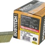 Bostitch S6DR113GAL-FH Framing Nail, 2 in L, 12 Gauge, Steel, Thick Coat, Full Round Head, Ring Shank