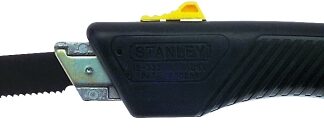 STANLEY 15-333 Folding Pocket Saw, 6 in L Blade, Non-Slip Grip Handle