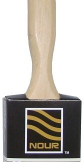 Nour 5981-50NT Paint Brush, 2 in W, Angle Sash Brush, Nylon/Polyester Bristle, Sash Handle