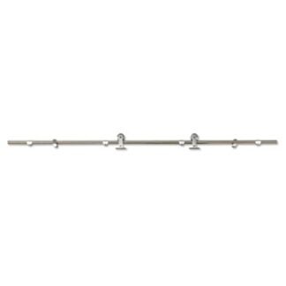 Colonial Elegance Loft Series SL78RR-BN Sliding Rail System, Stainless Steel, Brushed, 3 in W, 5 in H, 78-3/4 in L