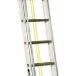 Louisville LP-5028 Extension Ladder, 250 lb, Aluminum