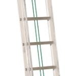 Louisville LP-2028 Extension Ladder, 225 lb, Aluminum