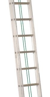 Louisville LP-2028 Extension Ladder, 225 lb, Aluminum