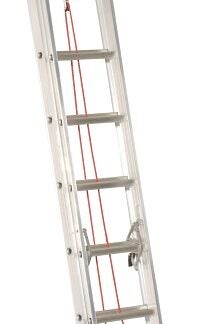 Louisville LP-1020 Extension Ladder, 200 lb, Aluminum