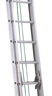 Louisville LP-2020 Extension Ladder, 225 lb, Aluminum