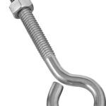 National Hardware N221-598 Eye Bolt, 1/4-20 Thread, 1-3/4 in L Thread, 0.56 in ID Dia Eye, 2.02 in L Shank