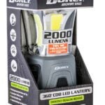 Dorcy Adventure Max Series 41-3119 Lantern with Emergency Signaling, D Battery, LED Lamp, 2000 Lumens Lumens, Black/Gray