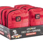 LifeGear 41-3806 116-Piece First Aid and Survival Tactical Pack