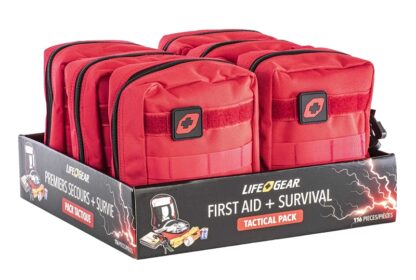 LifeGear 41-3806 116-Piece First Aid and Survival Tactical Pack