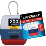 LifeGear Glow Mini Series 41-3879 Multi-Function Lantern, Alkaline Battery, Clear