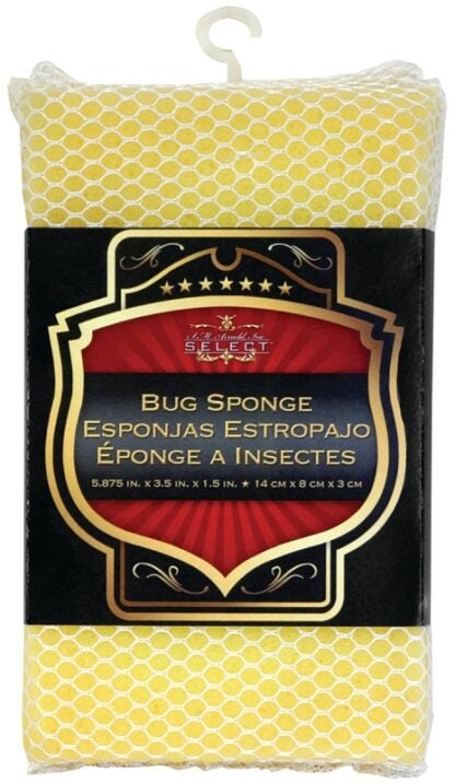 SM Arnold 25-406 Bug Sponge, 5-7/8 in L, 3-1/2 in W, 1-1/2 in Thick, Nylon