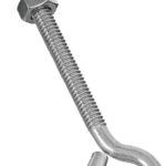 National Hardware N221-606 Eye Bolt, 1/4-20 Thread, 2-3/4 in L Thread, 0.56 in ID Dia Eye, 3.02 in L Shank