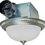 Air King DRLC702 Exhaust Fan, 1.6 A, 120 V, 70 cfm Air, 4 Sones, Fluorescent Lamp, 4 in Duct