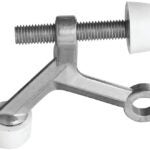 National Hardware N830-122 Hinge Pin Door Stop, Zinc, Satin Nickel