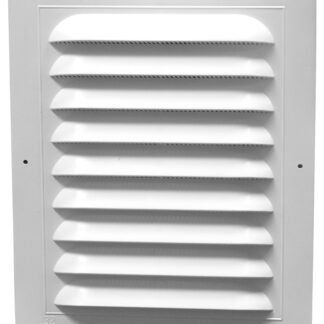 Duraflo 620816 Gable Vent, 17.545 in L, 10.88 in W, Rectangle, Plastic, White