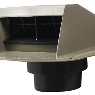 Duraflo 6013WW Roof Dryer Exhaust Vent, 5 in Duct