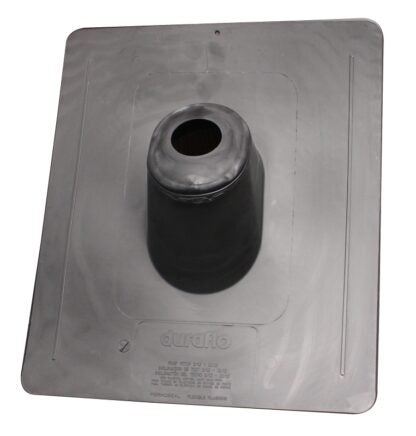 Duraflo 551142BL Roof Flashing, 15 in OAL, 13 in OAW, Thermoplastic