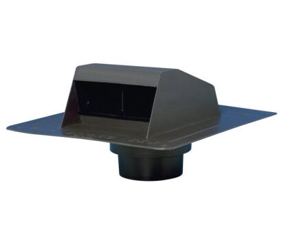 Duraflo 6013BL Roof Dryer Exhaust Vent, 5 in Duct, Black Hood