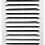 Duraflo 621218 Gable Vent, 20-1/2 in L, 14.813 in W, Polypropylene, White