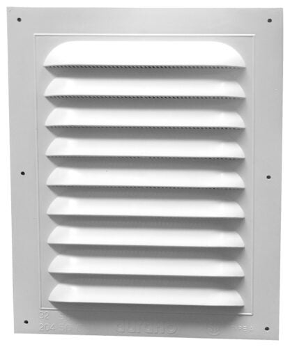 Duraflo 620812 Gable Vent, 13.848 in L, 10.862 in W, Polypropylene, White