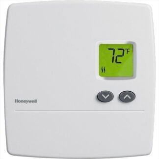 Honeywell RLV3150A1012/E Non-Programmable Thermostat, 120 to 240 V, White