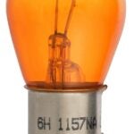 Peak 1157NALL-BPP Automotive Bulb, 12.8 V, Incandescent Lamp, Bayonet, Amber/Red