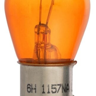 Peak 1157NALL-BPP Automotive Bulb, 12.8 V, Incandescent Lamp, Bayonet, Amber/Red