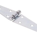 ProSource HSH-Z05-013L Strap Hinge, 2.6 mm Thick Leaf, Steel, 180 Range of Motion Sells in Quantity of 10