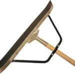 Simple Spaces 93450 Floor Squeegee, 24 in Blade, Curved Blade, Rubber Blade, Hardwood Handle, Black