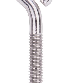 ProSource LR297 Eye Bolt, 8 mm Thread, Machine Thread, 2-1/4 in L Thread, 1-1/4 in Dia Eye, 292 lb Working Load Sells in Quantity of 10