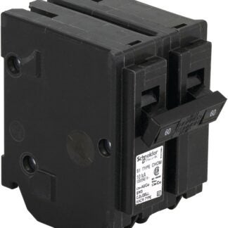 Square D Homeline CHOM260CP Circuit Breaker, Mini, Standard, 60 A, 2 -Pole, 120/240 VAC, Plug Mounting